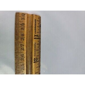 Vintage Westcott Wooden 12” Ruler Protractor Angle Rule Made in USA